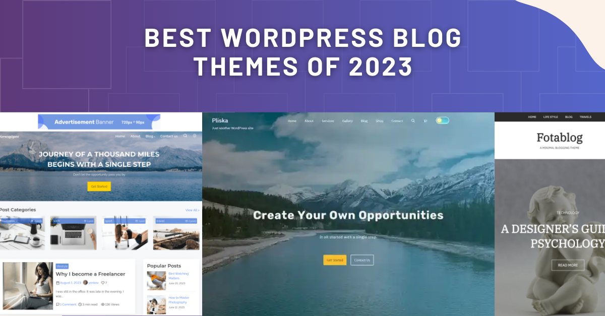 Best WordPress Blog Themes 2023