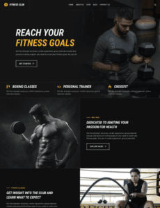 Best Fitness WordPress Theme For Gyms & Trainers – FOTA WP