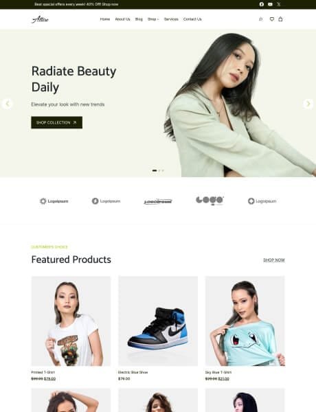 Ecommerce Website Templates 43