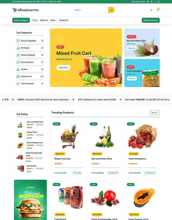 GrocefyCart Screenshot