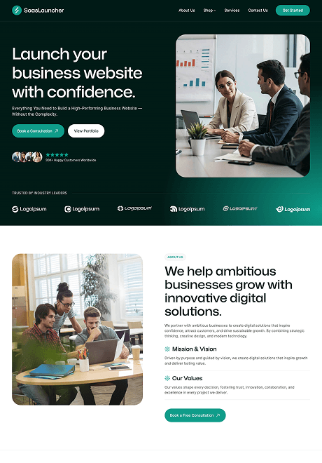 SaasLauncher - Best SaaS WordPress Theme with 50+ Pre-built Website Templates 1