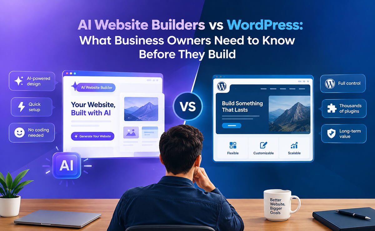 AI Website Builders vs WordPress: What Business Owners Should Know Before They Build
