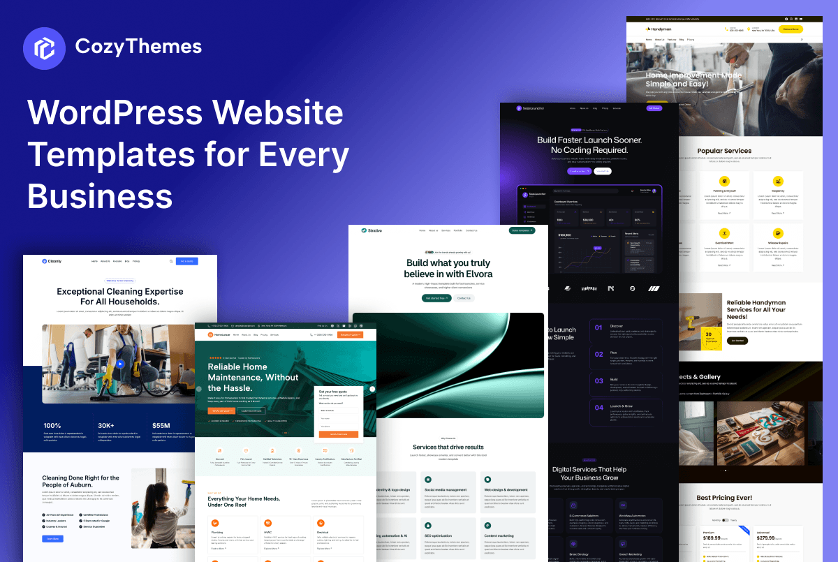 WordPress Website Templates: Find the Right Template for Your Business