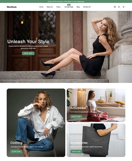 WoxStore WooCommerce Theme 2