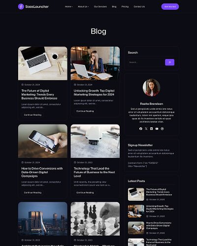 SaasLauncher - Best SaaS WordPress Theme with 50+ Pre-built Website Templates 18
