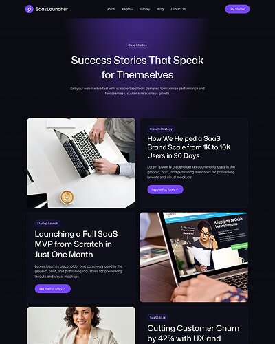 SaasLauncher - Best SaaS WordPress Theme with 50+ Pre-built Website Templates 31