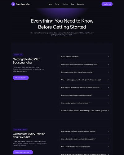 SaasLauncher - Best SaaS WordPress Theme with 50+ Pre-built Website Templates 32