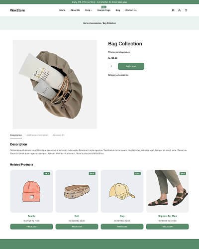 WoxStore WooCommerce Theme 21
