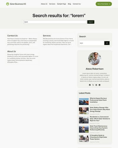 Solar Business Kit Solar Energy WordPress Theme 12